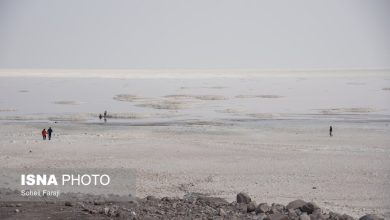 گزارش تصویری / دریاچه ارومیه در آستانه خشکی کامل