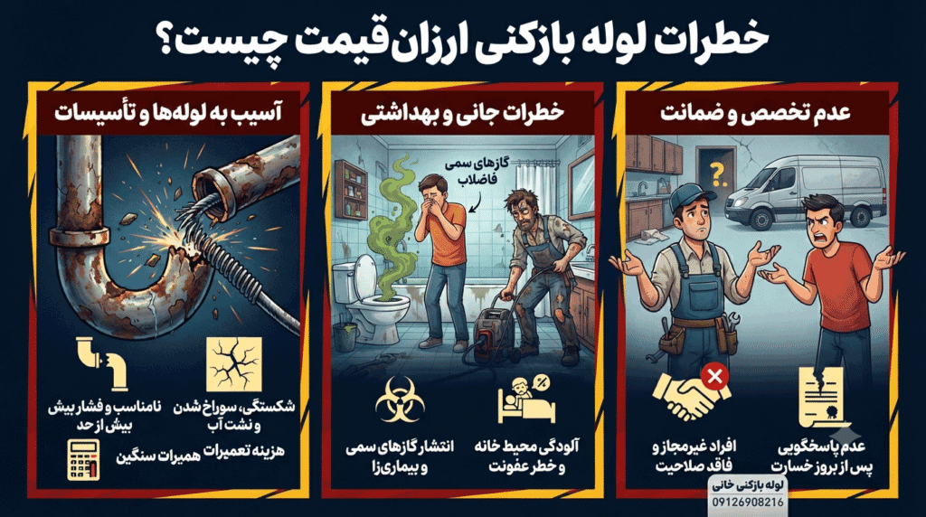 لوله بازکنی ارزان قیمت چه خطراتی دارد؟