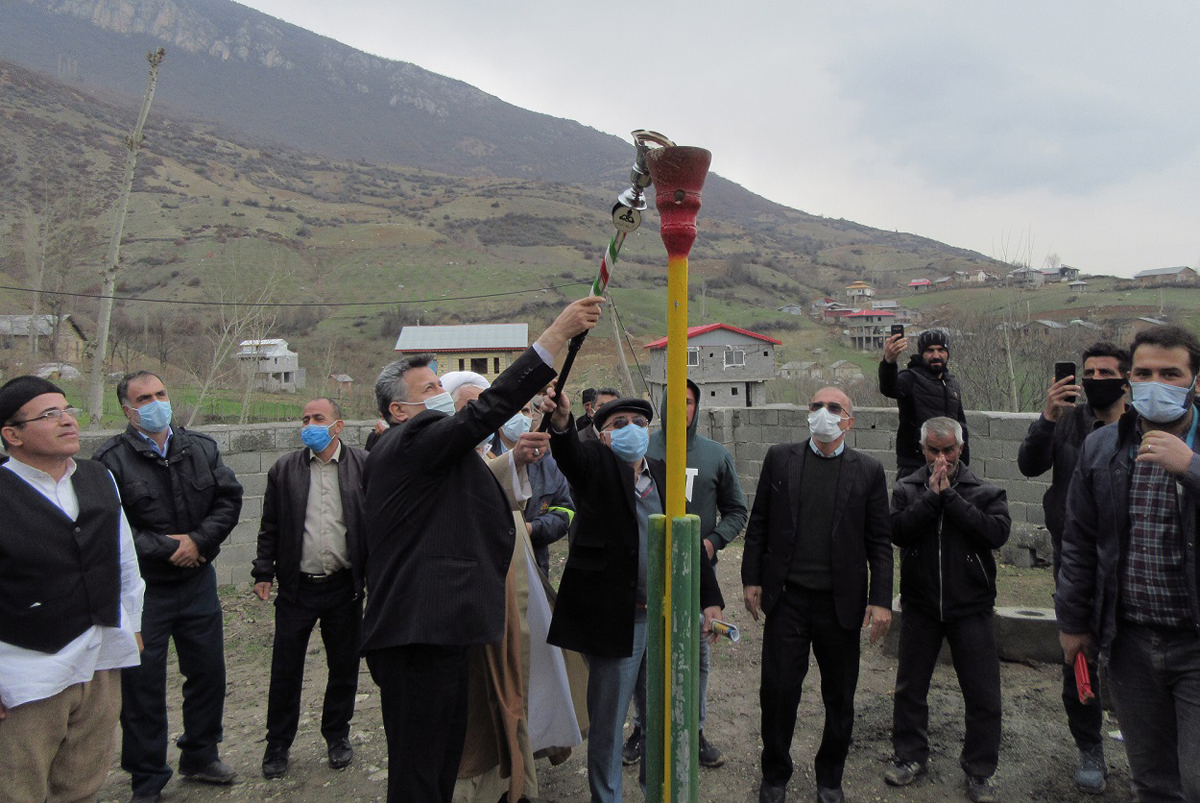 گازرسانی به روستای کوهستانی موسی کلایه املش