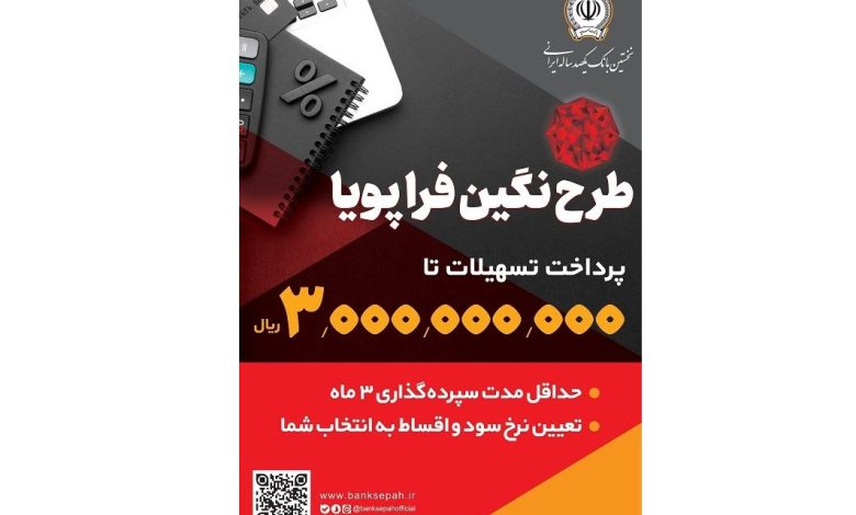 پرداخت وام 300 میلیون تومانی با نرخ سود حداقل 5 درصد توسط بانک سپه