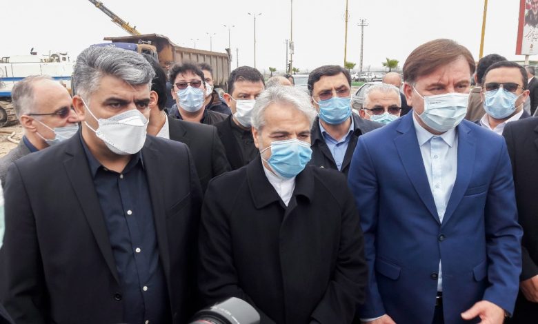 بازدید نوبخت از پروژه ملی راه آهن رشت به مجتمع بندری کاسپین