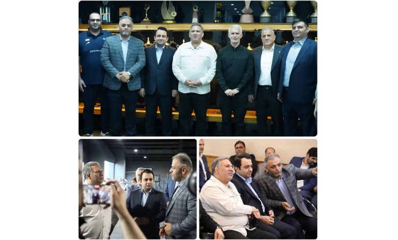 رئیس کمیسیون اقتصادی مجلس و مدیرعامل بانک صادرات ایران در اردوی ملی‌پوشان وزنه‌برداری