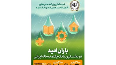 جوایز چهل و پنجمین قرعه‌کشی بزرگ حساب‌های قرض‌الحسنه پس انداز بانک سپه اعلام شد