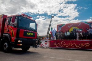 رونمایی از خودروی های آتش نشانی دو منظوره آمیکو 