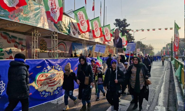 گزارش تصویری از مراسم چهل و ششمین راهپیمایی ۲۲ بهمن در تهران