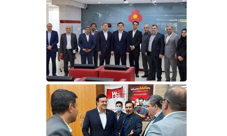 ادامه بازدیدهای میدانی مدیرعامل بانك ملت از شعب و واحدهای پشتیبان