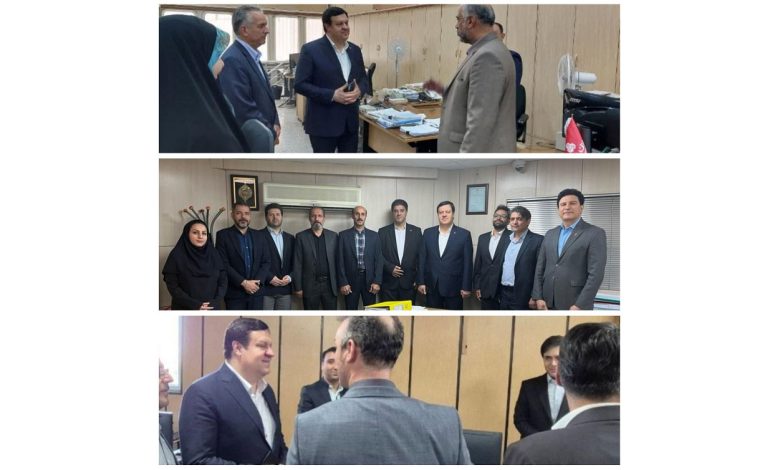 بازدید مدیرعامل بانك ملت از چند شعبه و واحد ستادی در تهران