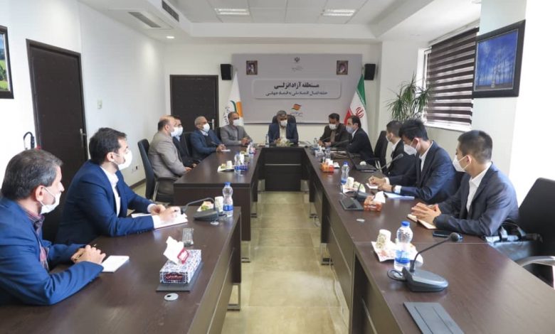 نشست سرمایهگذاران چینی با سرپرست سازمان منطقه آزاد انزلی