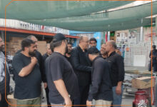 خدمت‌رسانی خانواده بزرگ سایپا به عزاداران در نزدیکی مصلای امام خمینی(ره)
