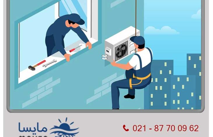 بهترین قیمت انوع داکت اسپلیت و کویل آب گرم داکت اسپلیت در مای
