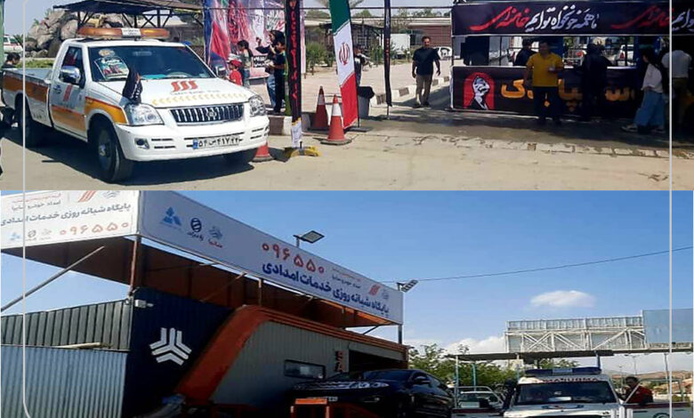 استقرار شبانه‌روزی امداد خودرو سایپا در مسیرهای مراسم وداع و تشییع قائد شهید ایران اسلامی