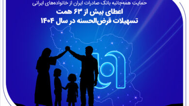 اعطای بیش از ۶۳ همت تسهیلات قرض‌الحسنه در سال ۱۴۰۴