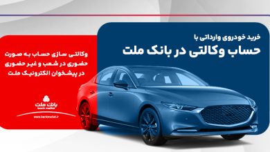 ارائه خدمت حساب وكالتی بانك ملت برای دور جدید عرضه خودروهای وارداتی