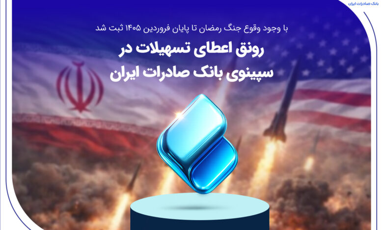 با وجود وقوع جنگ رمضان تا پایان فروردین 1405 ثبت شد