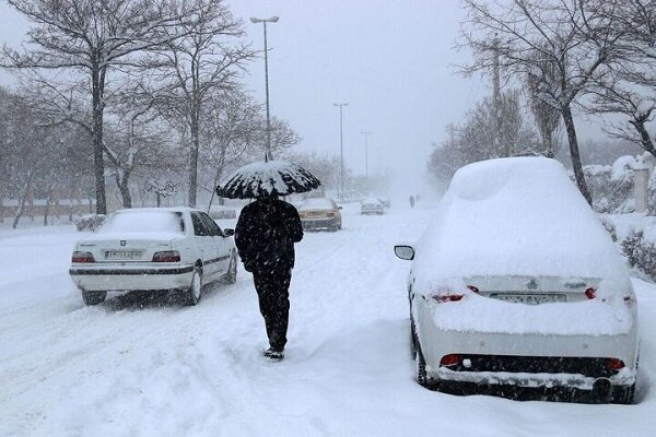 بارش برف در شهرهای شمالی استان