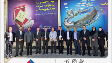 بازدید فرهادی پور و مدیران ارشد از شعب بیمه ملت؛ این بار کرمانشاه میزبان شد