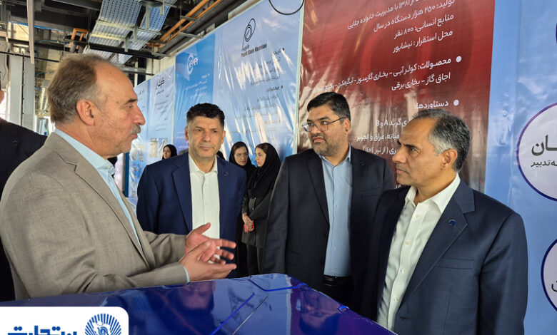 بازدید مدیرعامل بانک تجارت از شرکت «کلور ایرانیان شرق»