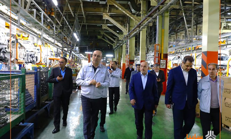 بازدید مدیرعامل و اعضای هیأت‌مدیره بانک پارسیان از شرکت سایپا