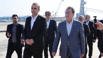 بازدید معاون وزیر راه و شهرسازی از زیرساخت‌های بندری و لجستیكی منطقه آزاد انزلی