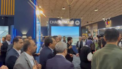 بازدید وزیر صمت از غرفه چادرملو در متافو تبریز