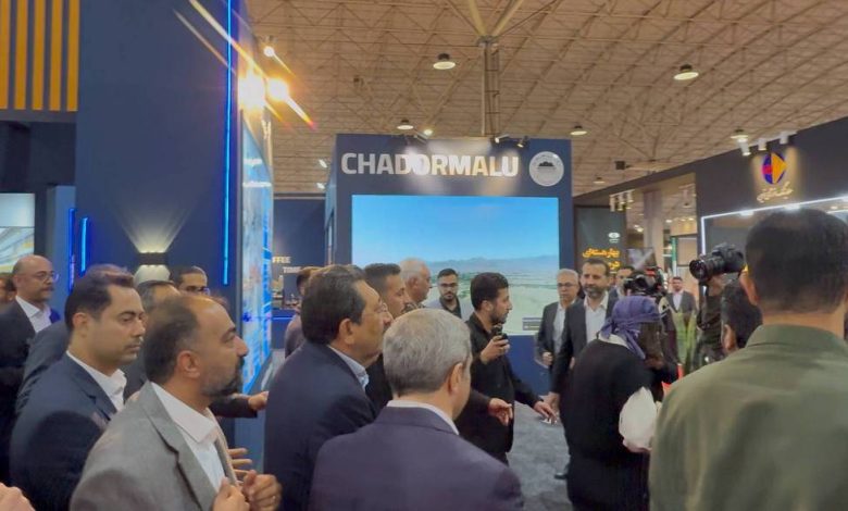 بازدید وزیر صمت از غرفه چادرملو در متافو تبریز