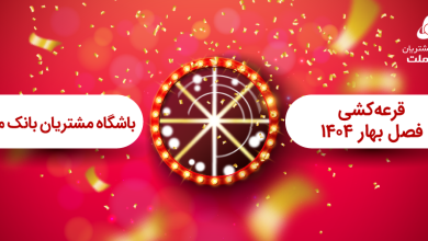 برگزاری مراسم قرعه كشی فصل بهار باشگاه مشتریان بانك ملت