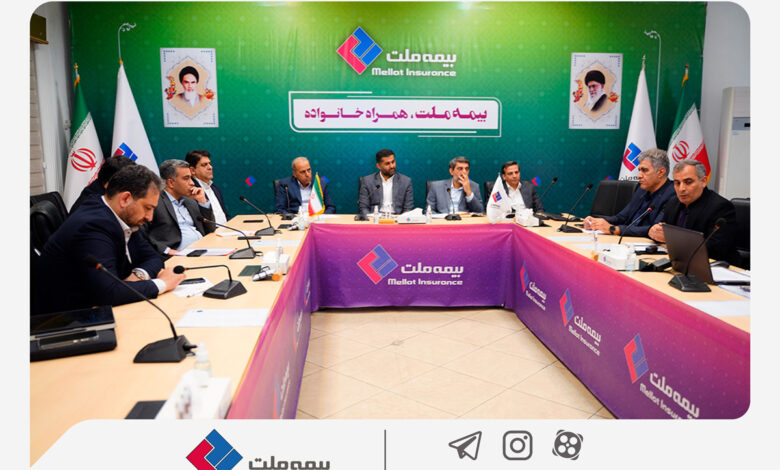برگزاری نشست مشترک هیأت‌مدیره بیمه ملت و اعضای انجمن صنفی نمایندگان