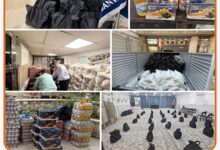 توزیع بیش از ۴۰۰ بسته معیشتی توسط بانک سپه همزمان با ماه مبارک رمضان