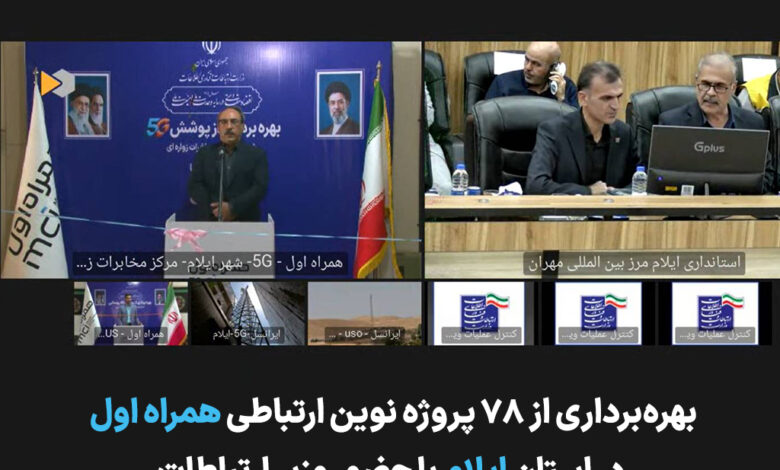توسعه زیرساخت‌های ارتباطی ایلام با افتتاح ۷۸ پروژه همراه اول شتاب گرفت