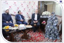 دیدار مدیرعامل بانک صادرات ایران با مادر و خانواده «شهید محمدنبی محمدی»