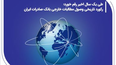 رکورد تاریخی وصول مطالبات خارجی بانک صادرات ایران