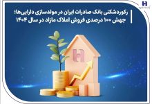 رکوردشکنی بانک صادرات ایران در مولدسازی داراییها؛ جهش ۱۰۰ درصدی فروش املاک مازاد در سال ۱۴۰۴