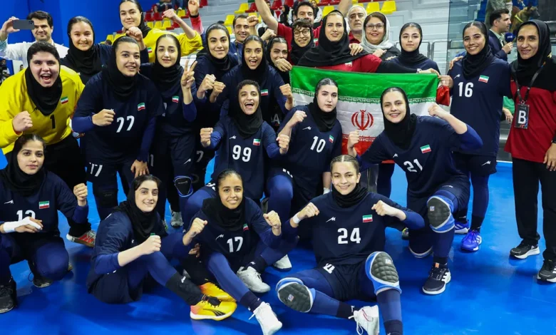 طلای تاریخی هندبال دختران در آسیا با حمایت ایرانسل