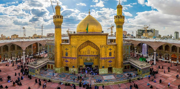 فاصله هوایی تهران تا نجف