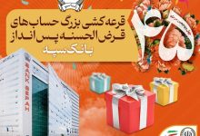 قرعه‌کشی بزرگ حساب‌های قرض‌الحسنه پس انداز بانک سپه 