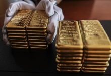 قیمت طلای جهانی با کاهش دلار بالا رفت