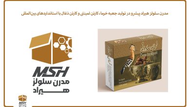 مدرن سلولز هیراد پیشرو در تولید جعبه خرما، کارتن لمینتی و کارتن ذغال با استانداردهای بین‌المللی