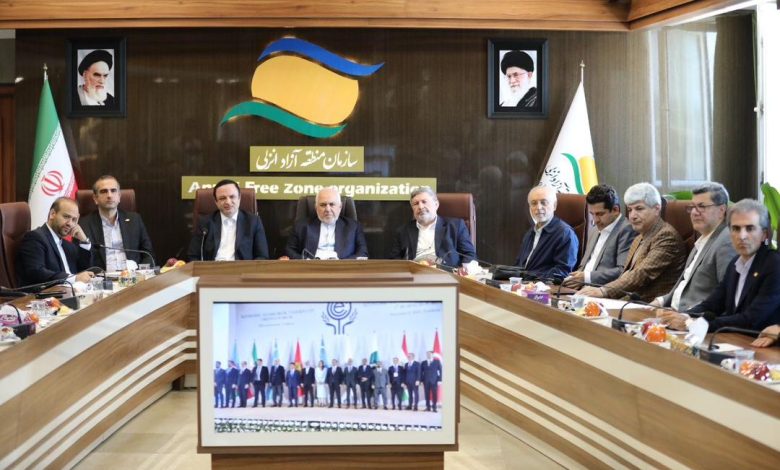منطقه آزاد انزلی میزبان شورای دیپلماسی اقتصادی مناطق آزاد ایران