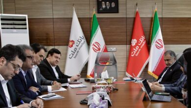 نشست مشترك مدیرعامل بانك ملت و رییس دانشگاه صنعتی شریف با موضوع حمایت از تولیدات علمی و فناورانه