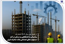 پشتیبانی از اشتغال‌زایی و مسکن در آمار مسئولیت‌های اجتماعی بانک صادرات ایران