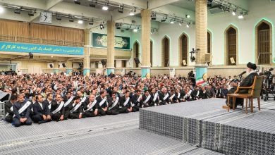 دیدار رهبر معظم انقلاب با هزاران نفر از کارگران سراسر کشور