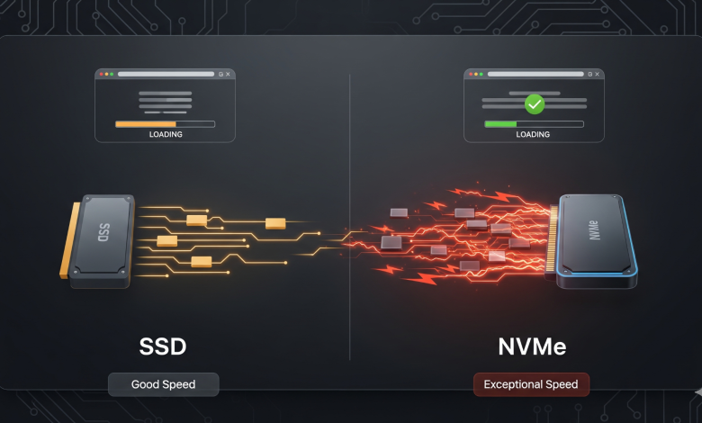کدام انتخاب بهتر است؟ مقایسه سرور مجازی SSD و NVMe برای وبسایتهای سنگین