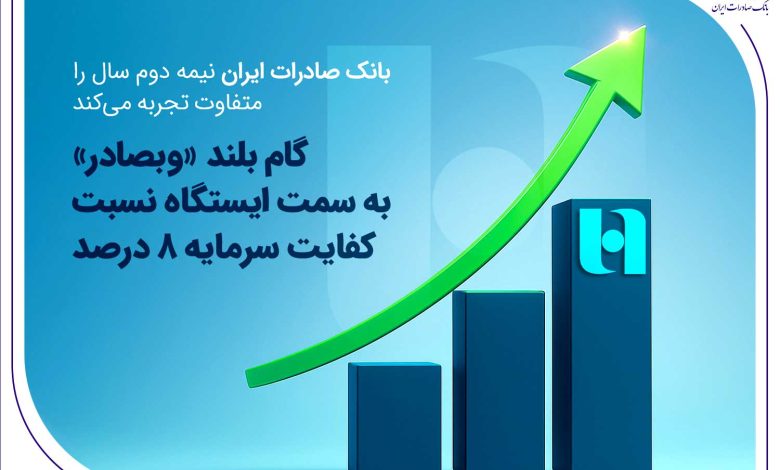 گام بلند «وبصادر» به سمت ایستگاه نسبت کفایت سرمایه ۸ درصد
