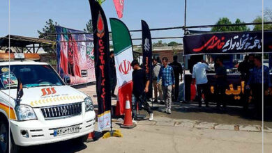 گزارش خدمت_رسانی گروه سایپا به زائران آیین وداع با رهبر شهید انقلاب
