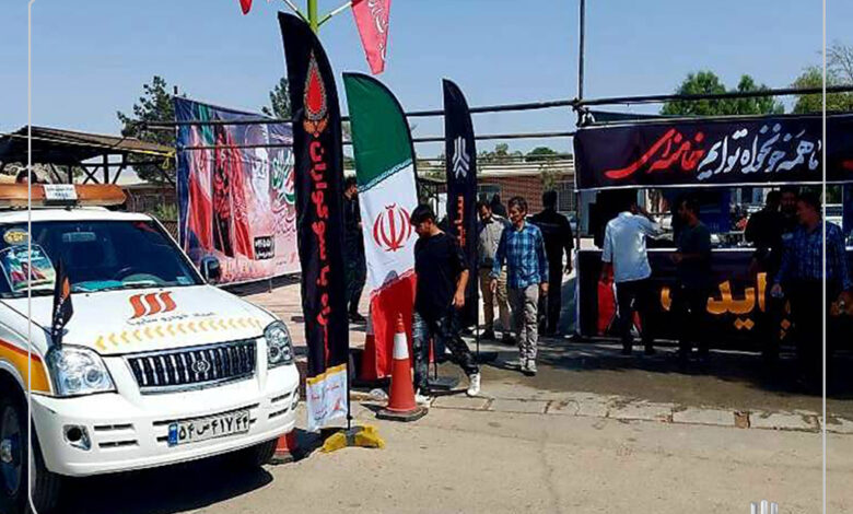 گزارش خدمت_رسانی گروه سایپا به زائران آیین وداع با رهبر شهید انقلاب